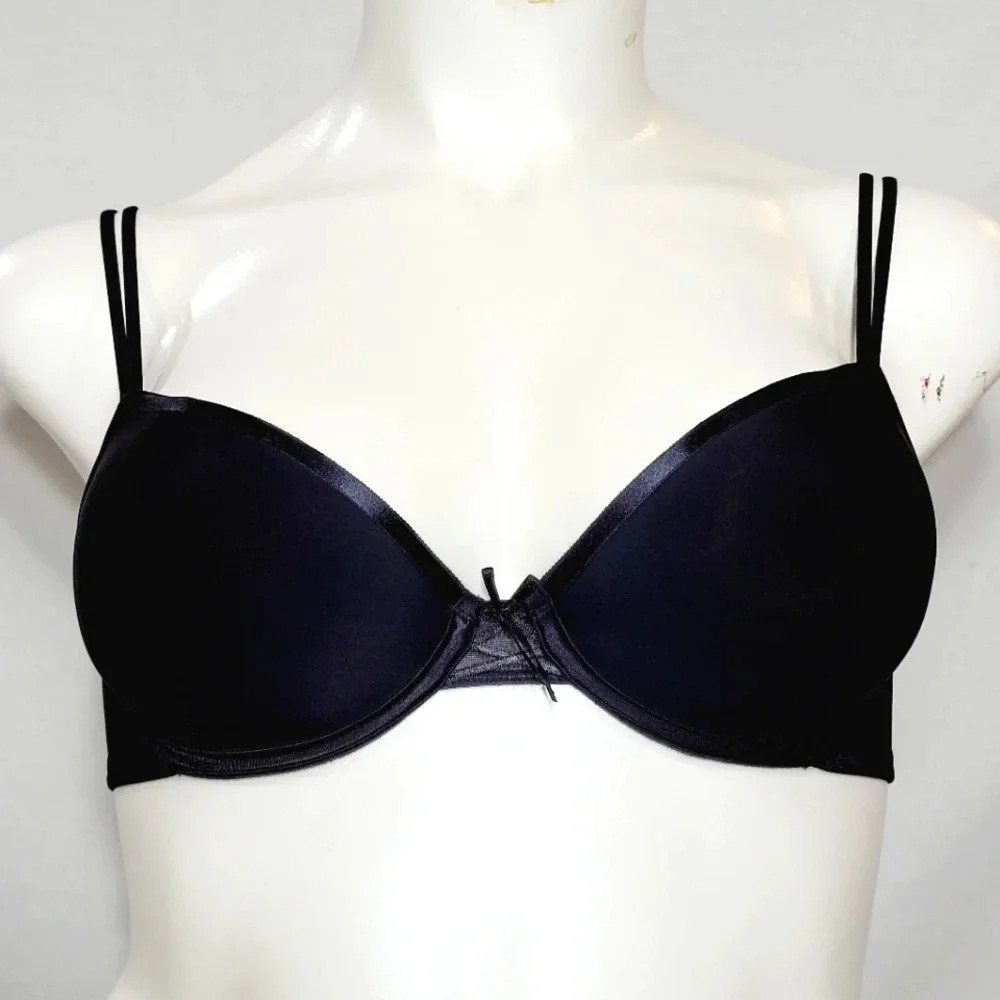 32DD Wacoal 85364 High Polish Contour Underwire‎ Bra Black